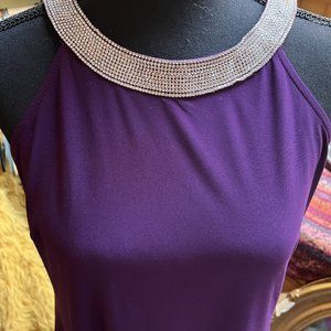 MSK Women's sleeveless cocktail dress. Very flattering fit, not restricting.